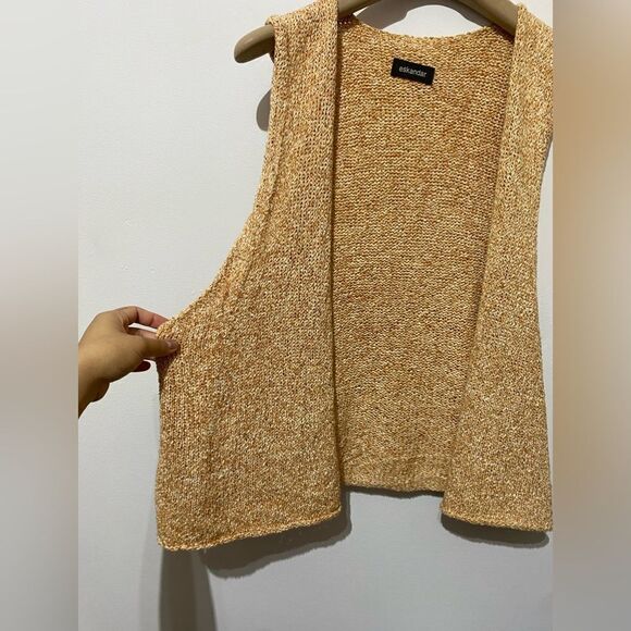 ESKANDAR Cotton Knitted Vest - Picture 2 of 6